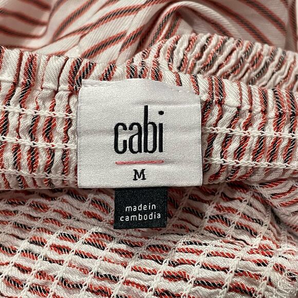 CAbi Carnival Top (Style 5890) - Red Stripe - Medium - Picture 10 of 16